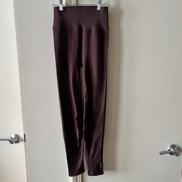 Fabletics SculptKnit High-Waisted Legging Cacao Small - Picture 4 of 10